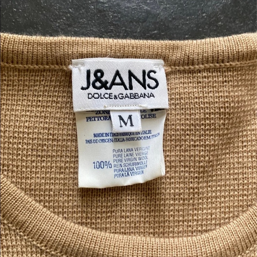 Dolce & Gabbana J&ans wool sweater M - Picture 3 of 7
